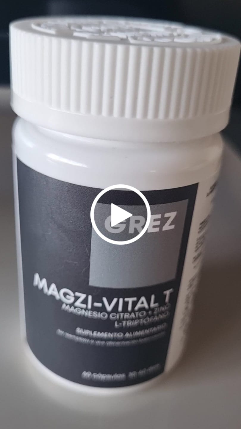 Customer video review of MAGZI-VITAL T - Magnesio bisglicinato + Zinc + Aminoácido para el Sueño - 60 cápsulas
