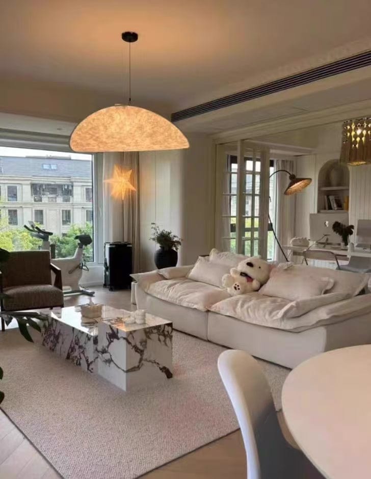 Customer photo review of Floating Cloud Tyvek Pendant Light