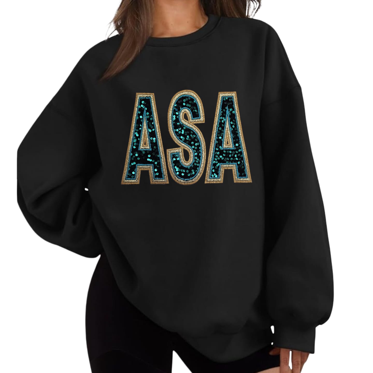 Customer photo review of Emerald Green Sequin on Velvet