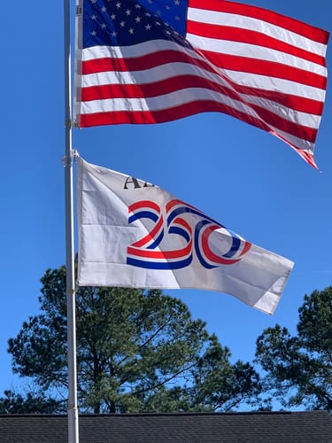 Customer photo review of 4' x 6' American Flag