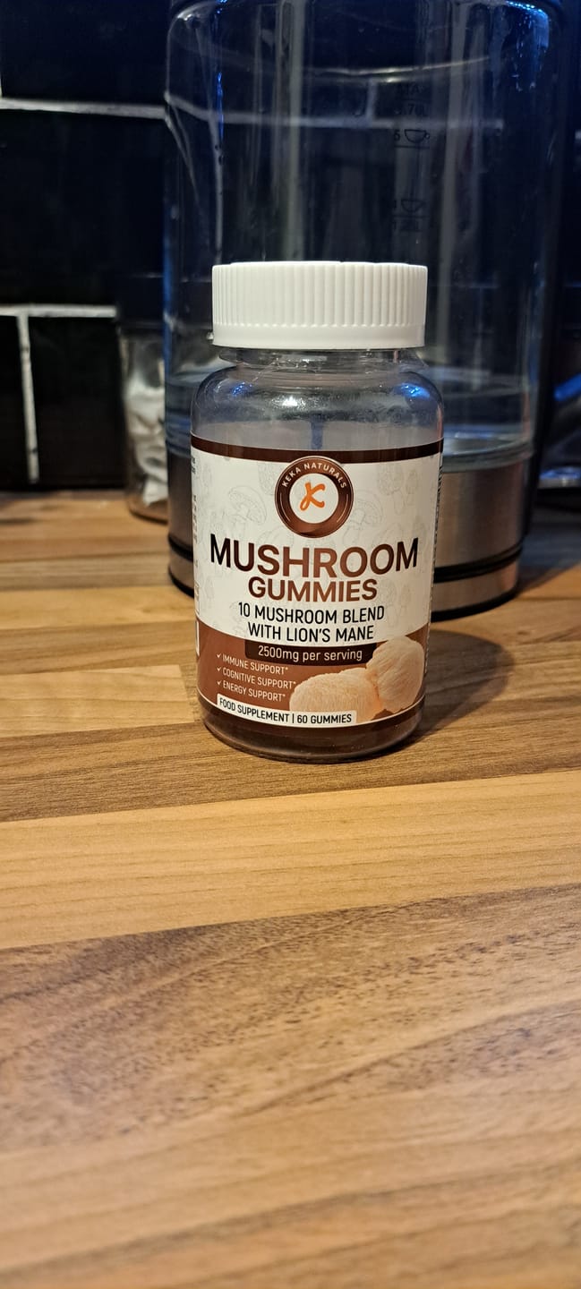 Customer photo review of Mushroom Gummies