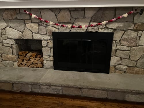 Customer photo review of Ardmore Flat Black Masonry Fireplace Door | Durable Design
