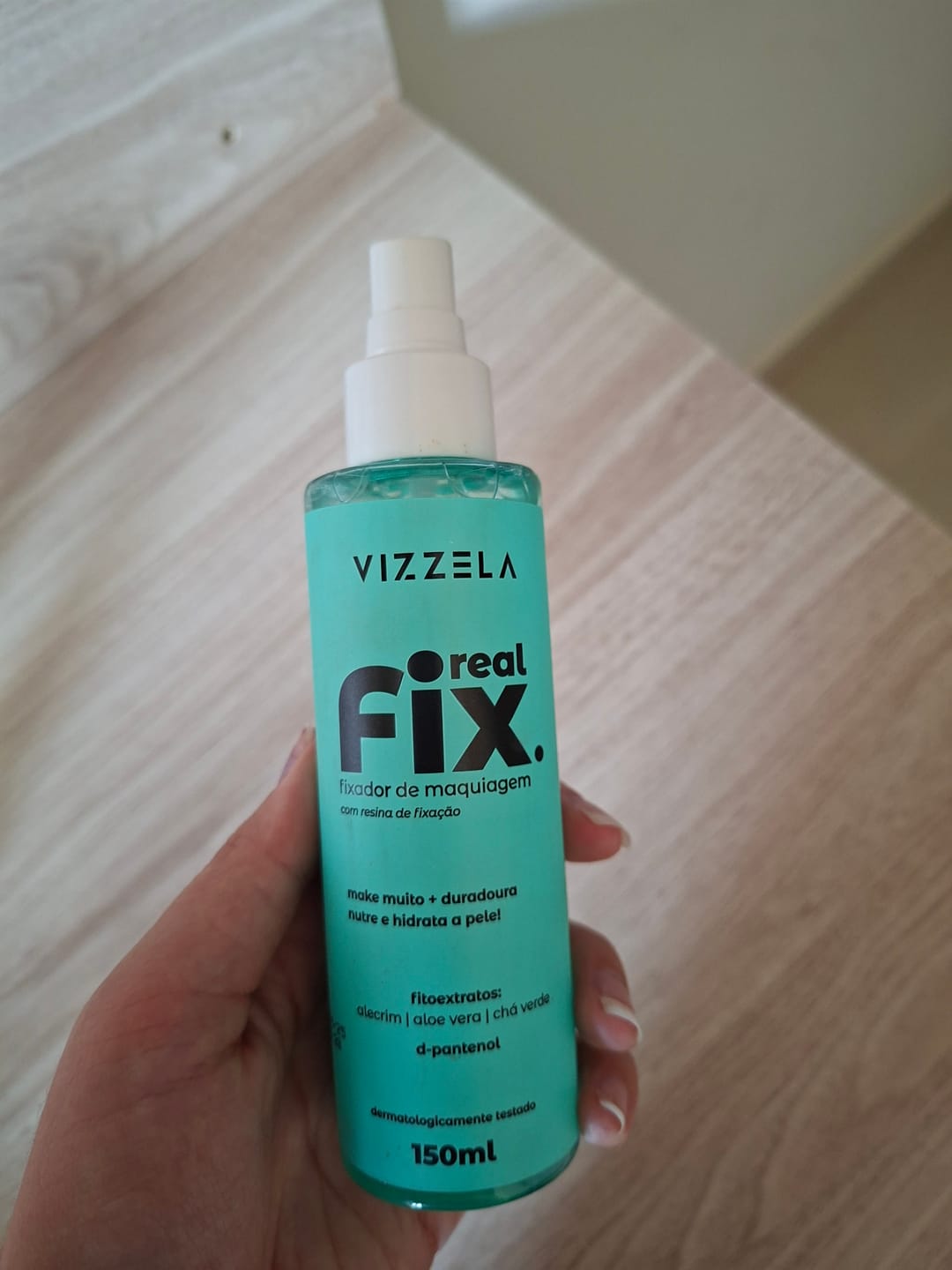 Customer photo review of Fixador de Maquiagem Real Fix - Vizzela