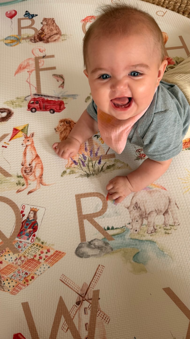 Customer photo review of Storybook Neutral / Checkered