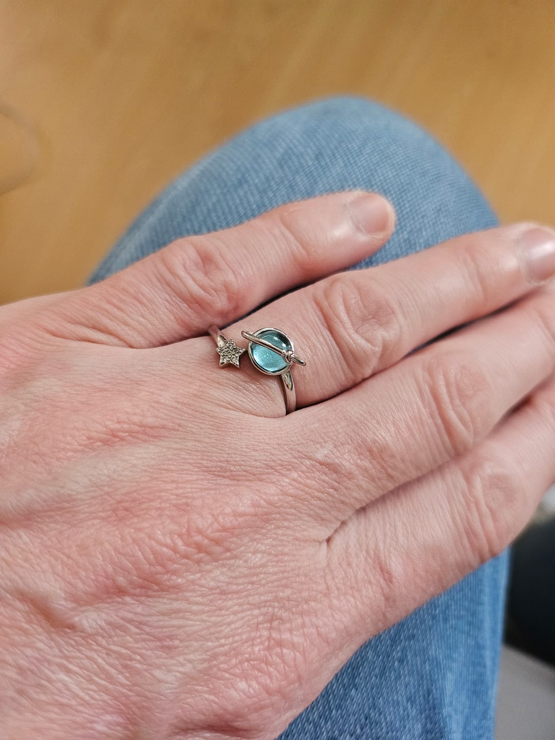 Customer photo review of Mondstein Ring - Mond & Stern