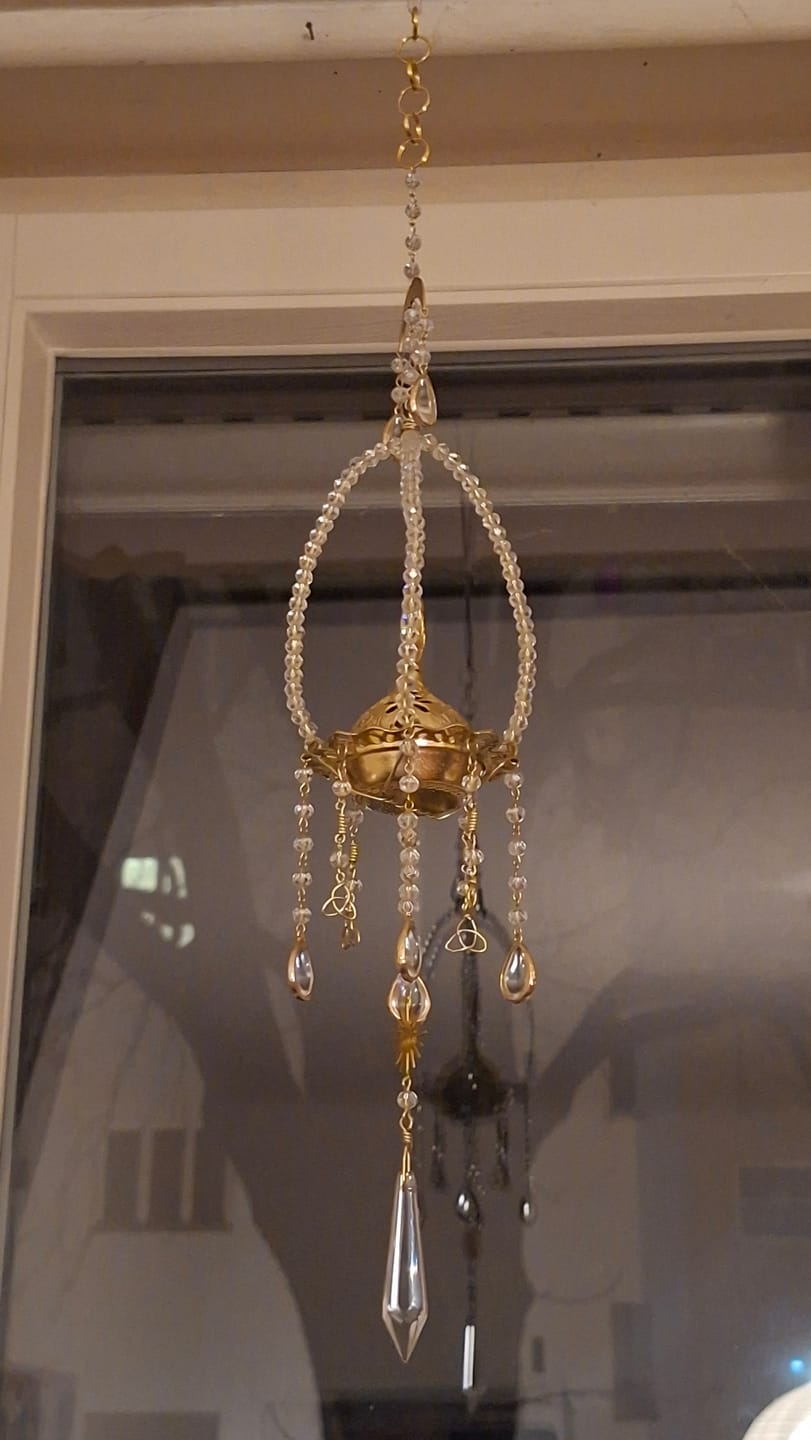 Customer photo review of Incense Suncatcher DIY kit and tutorial - Serenity