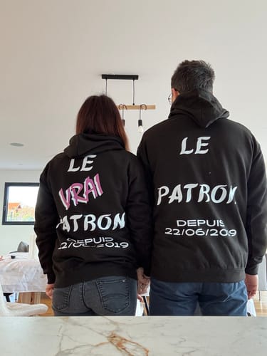 Customer photo review of Patron - Cuddle Hoodie Bundle FR. (personnalisation)