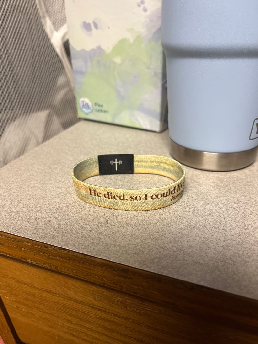 Customer photo review of Daily Bible Verse Wristband