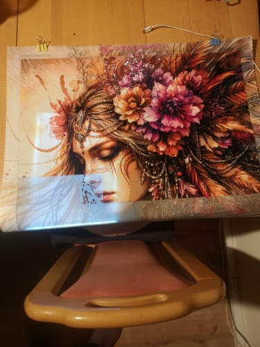 Customer photo review of 5D Diamond Painting – Seraphina – Göttin des Herbstlichts
