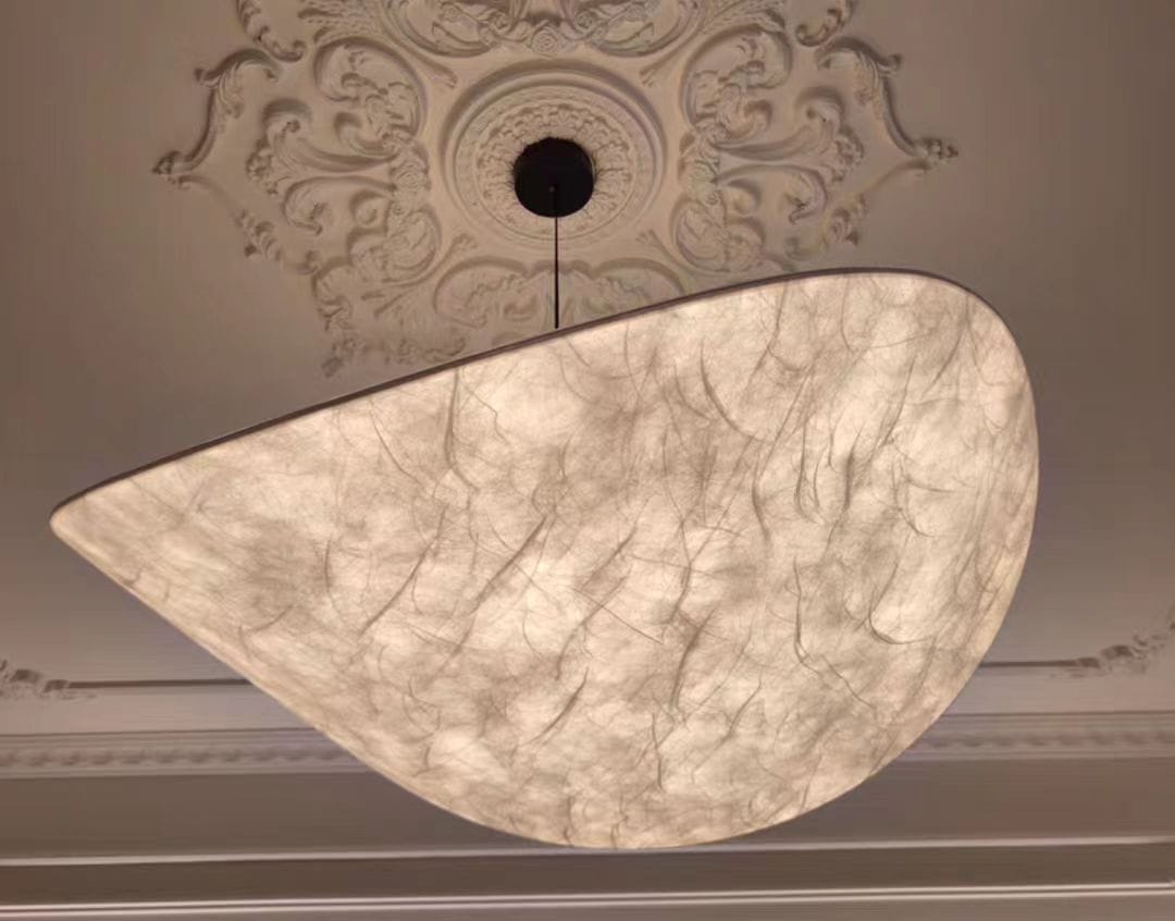 Customer photo review of Floating Cloud Tyvek Pendant Light