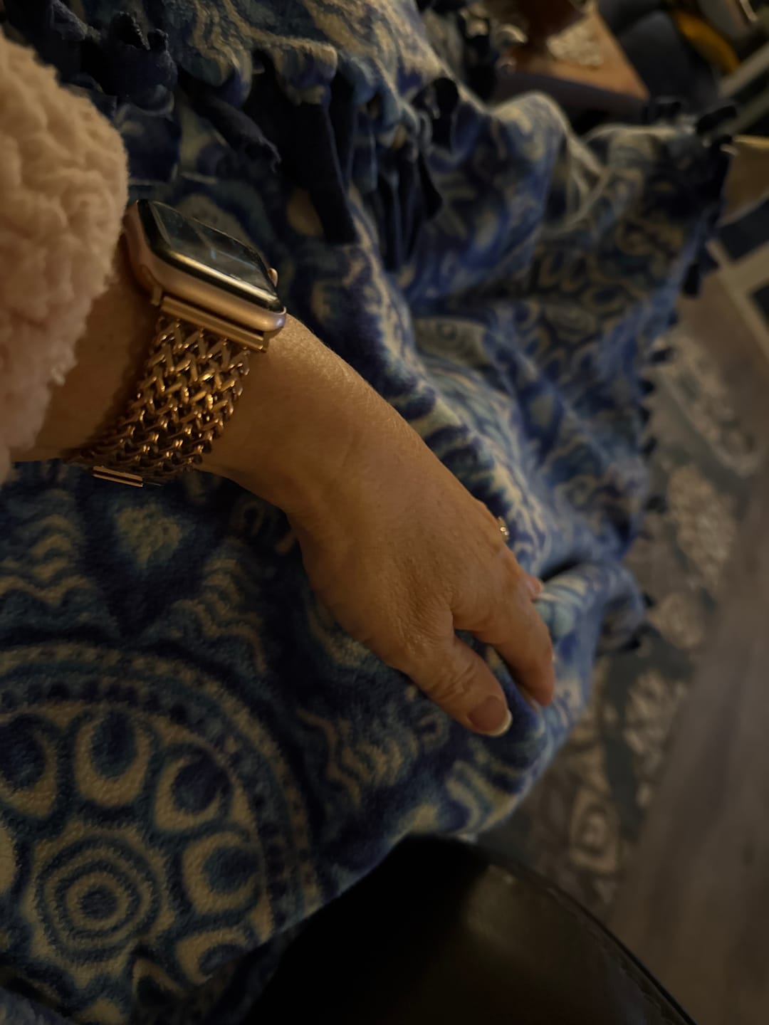Customer photo review of Goddess of Wealth Watch Band for Apple Watch