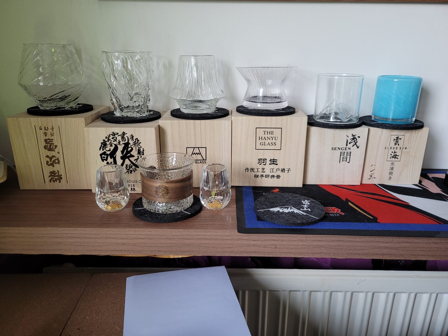 Customer photo review of Suisei - Handmade Japanese EDO Whiskey Glass