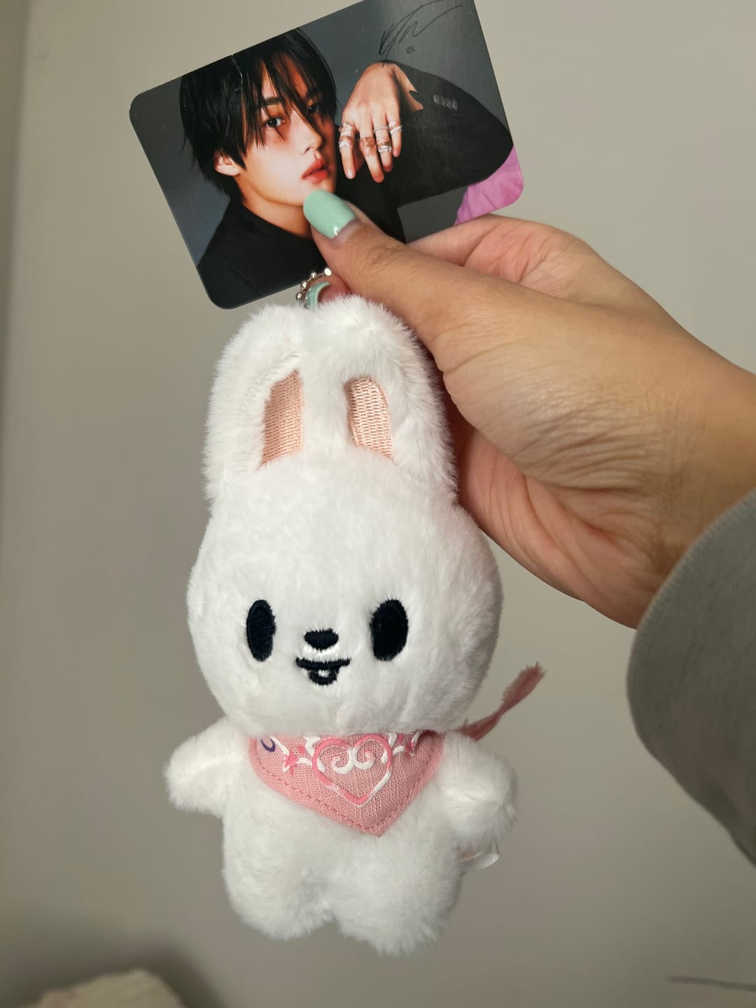Customer photo review of KPOP Plush Doll Keychain Pendant
