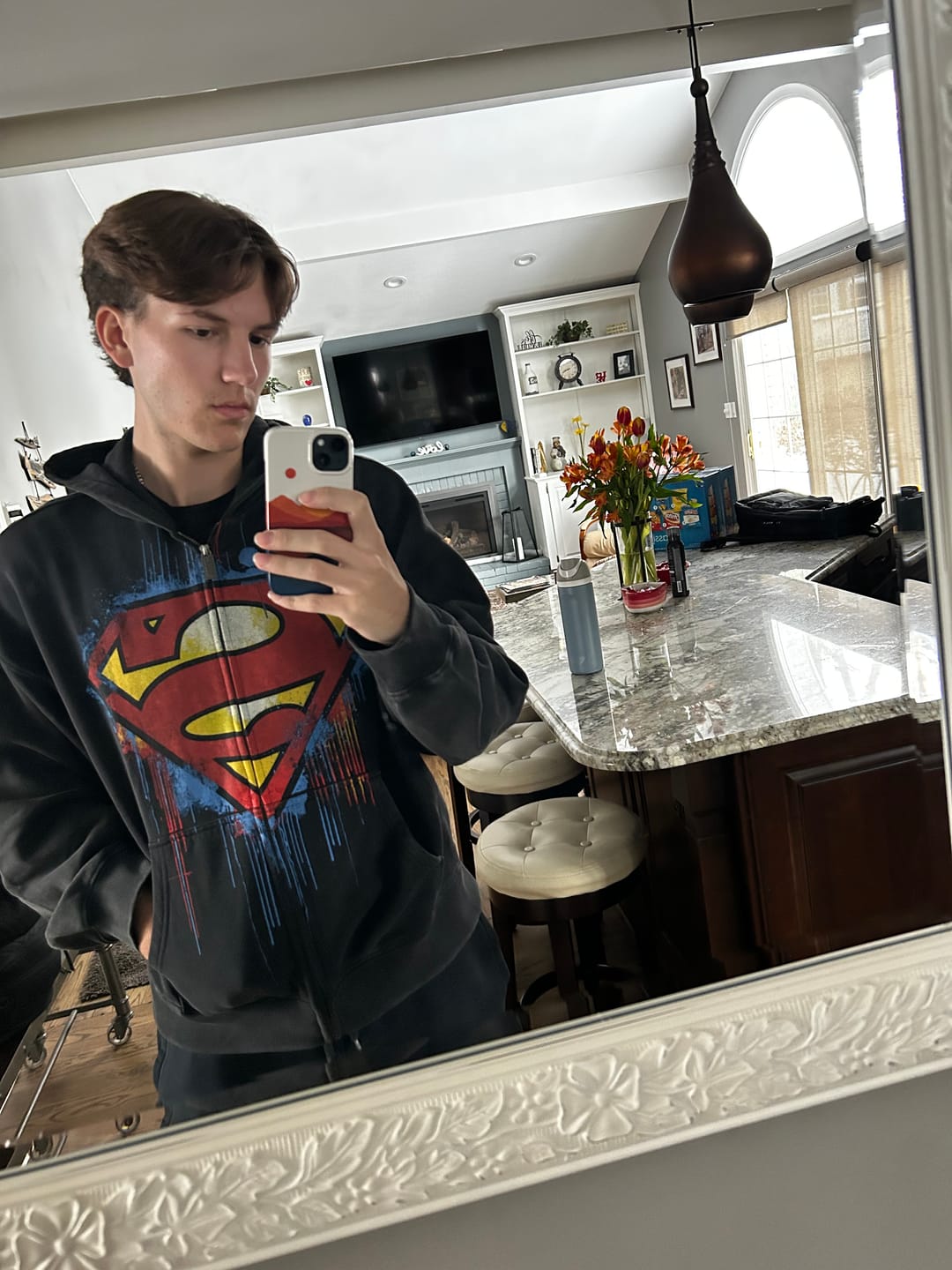 Customer photo review of 5011 - Superman Drip Zip-Ups