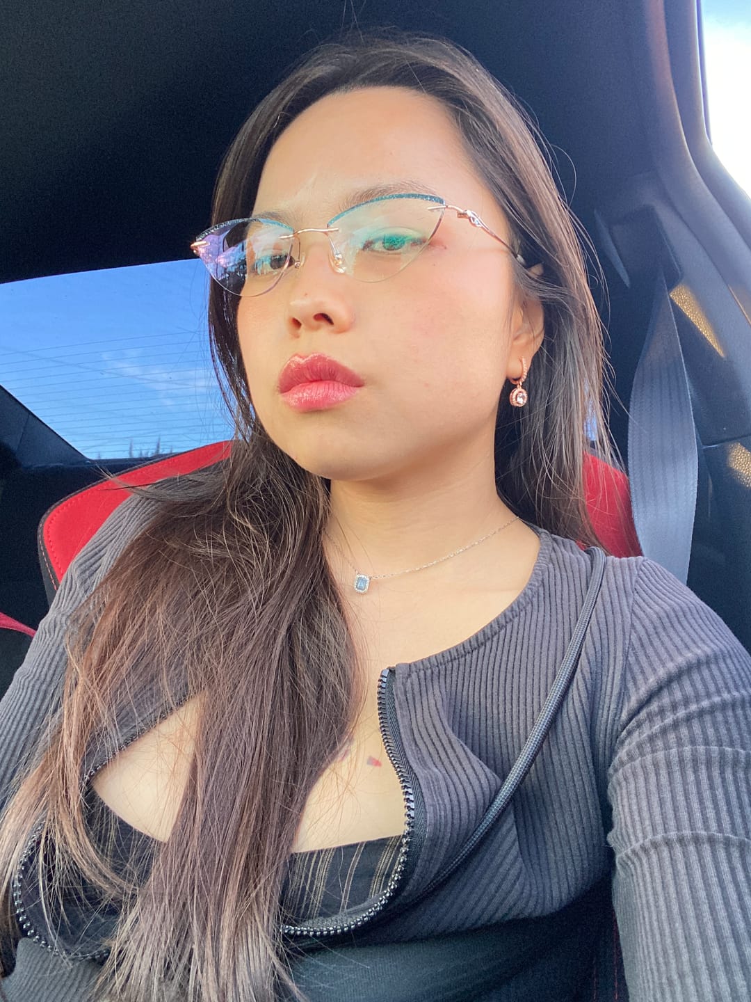 Customer photo review of Faye Eyeglasses