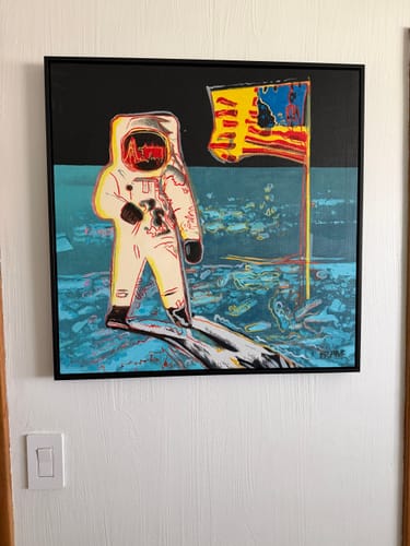 Customer review photo for Andy Warhol Painting #AW20
