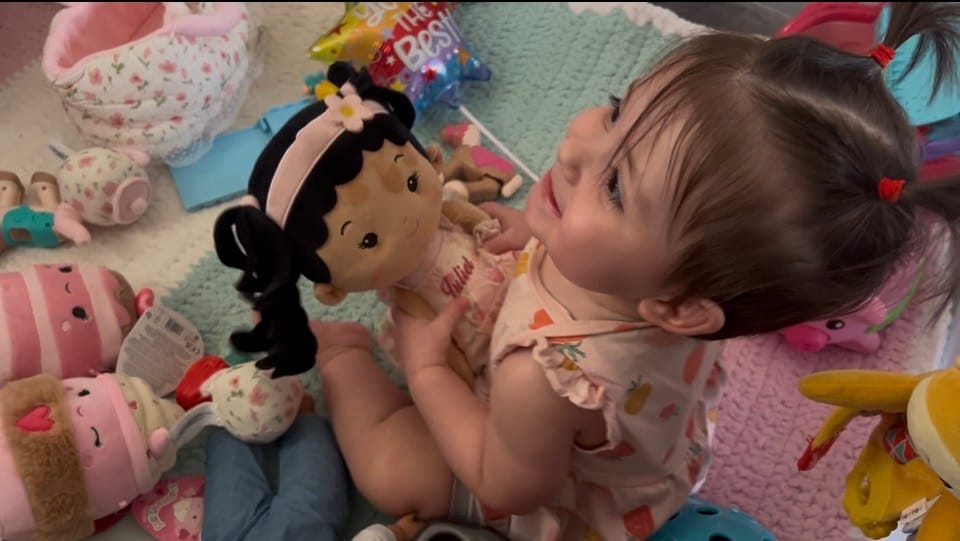 Customer photo review of Personalized Princess Petal