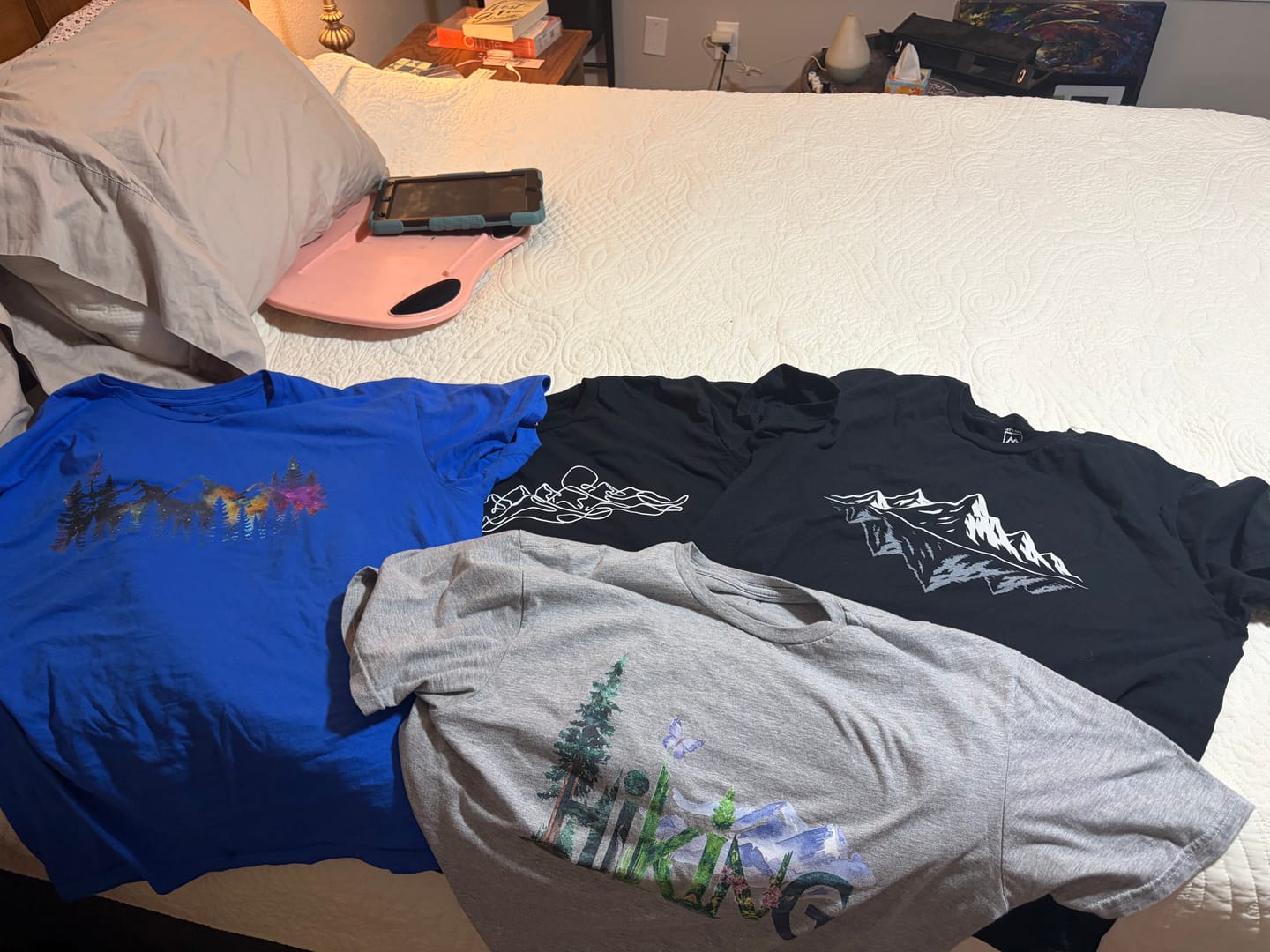 Customer photo review of Hiking T-Shirt