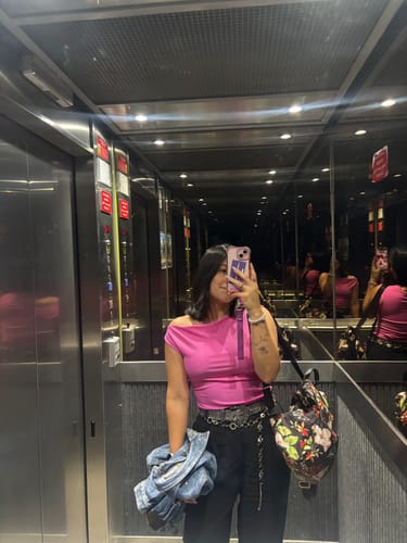 Customer photo review of TOP EMMA ROSADO