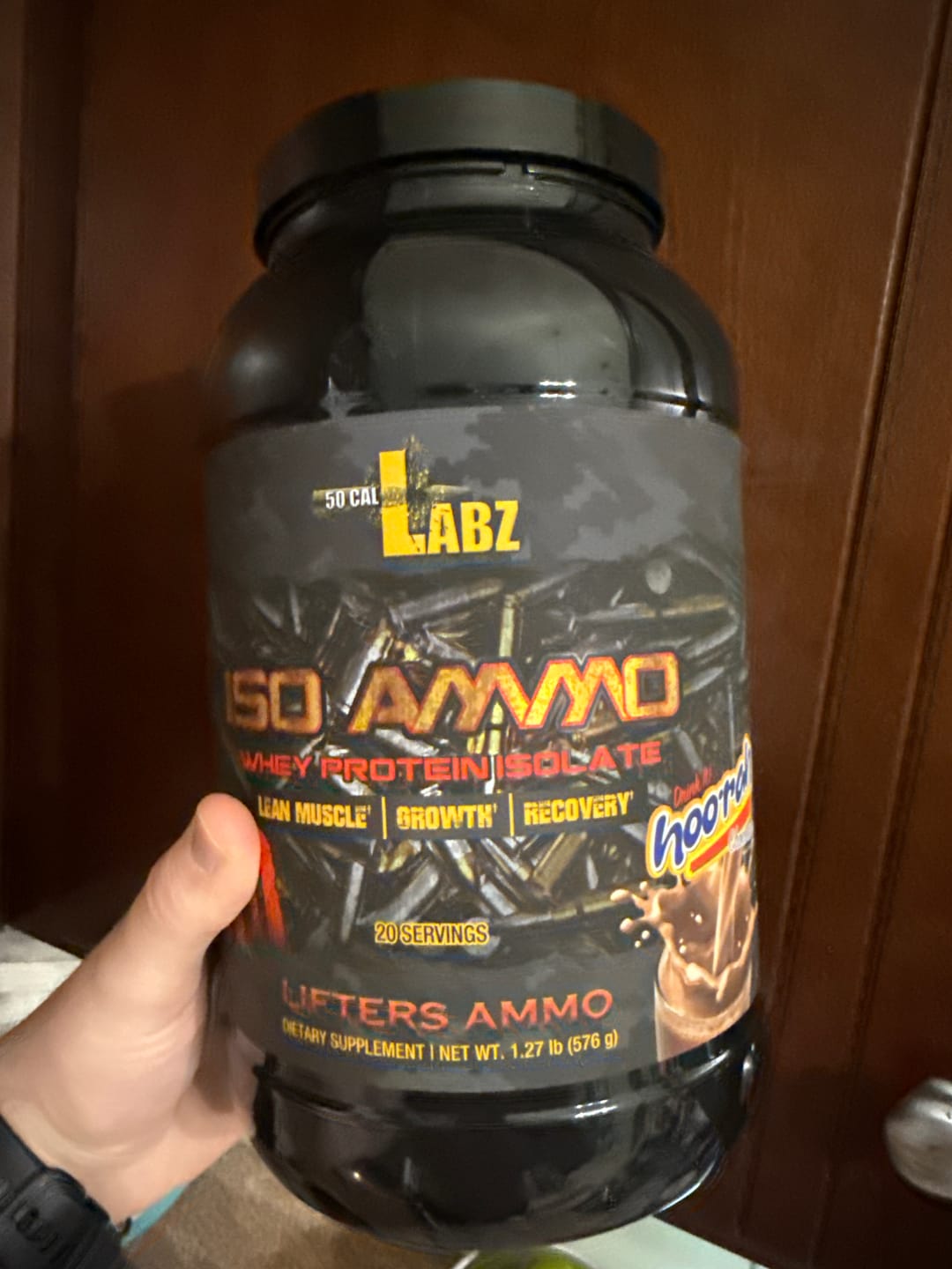 Customer photo review of Iso Ammo - Whey Protein Isolate