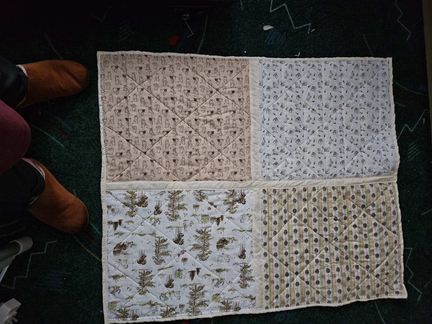 Customer photo review of Plain 100% Cotton Fabric