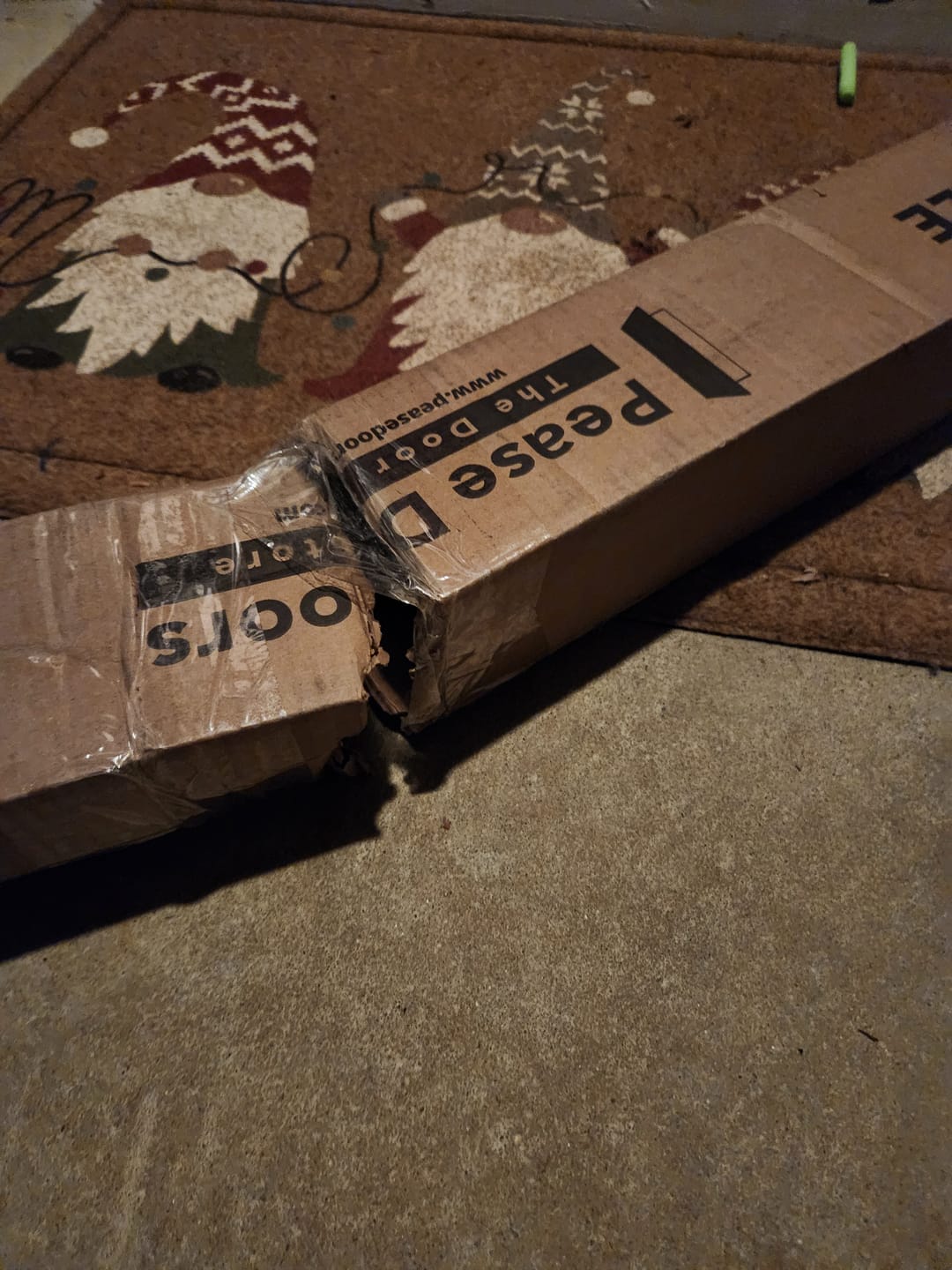 Customer photo review of Pease Slide-On Steel Door Sweep