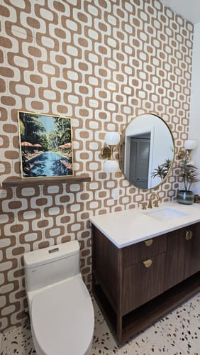 Ipanema Laranja 8 Square Terrazzo Cement Tile