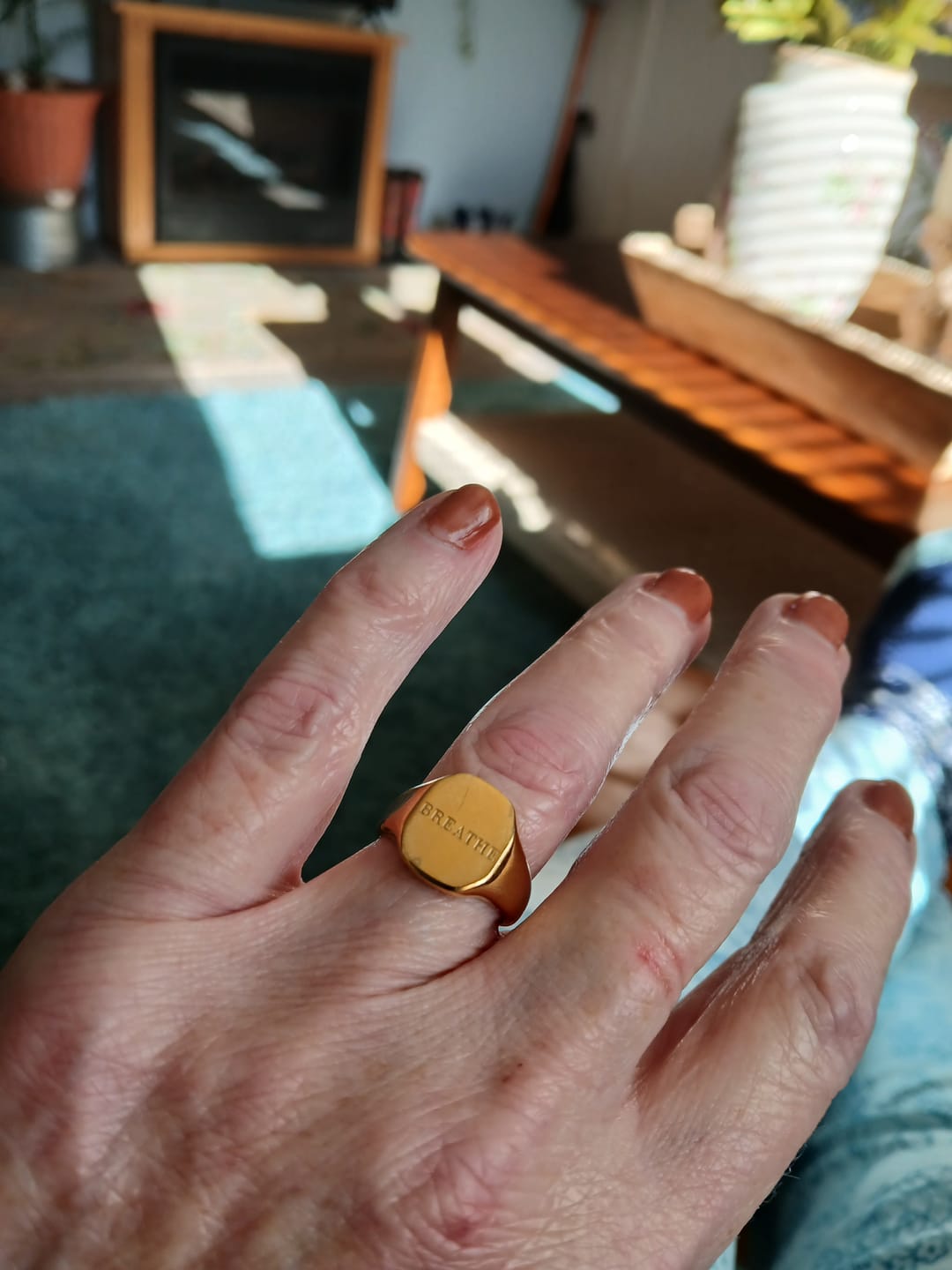 Customer photo review of Inspiration Signet Rings