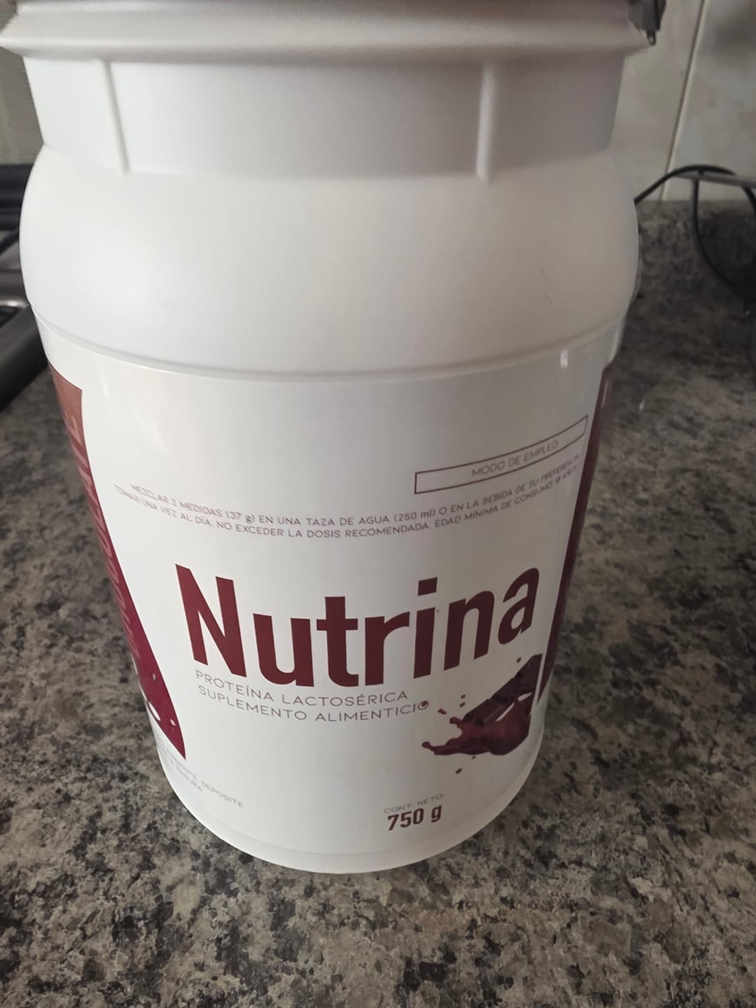 Customer photo review of Nutrina - Proteína Lactosérica Para Pacientes Oncológicos 750gr