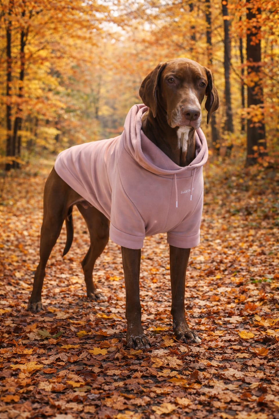 Customer photo review of Essential Human Hoodie - Purple Taupe