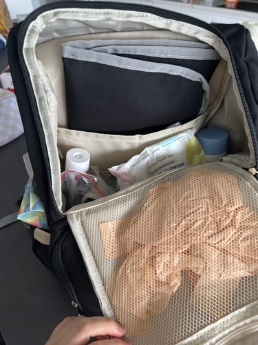 Customer photo review of LuxeLittleOne™ Luxury Baby Bag