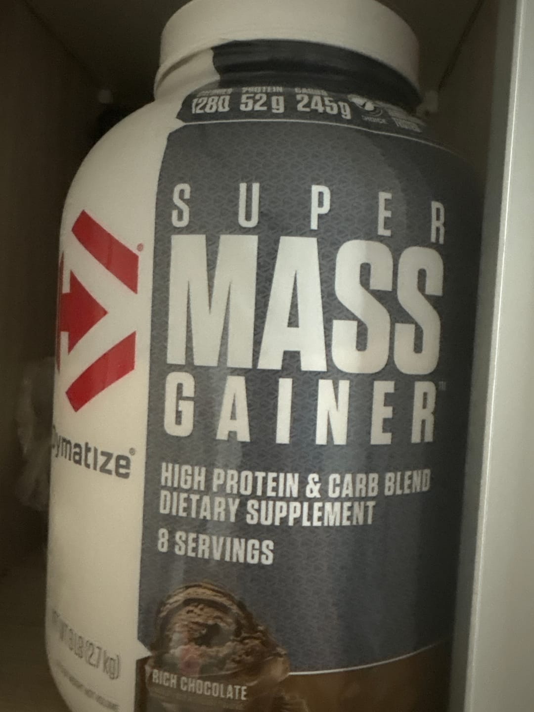 Customer photo review of Dymatize Super Mass Gainer Ganador de Masa 6 Lb