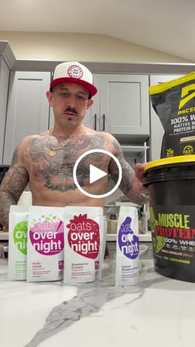 Customer video review of Whey Protein Powder Bucket