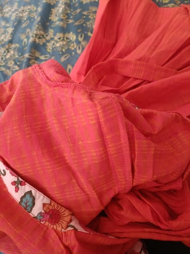 Customer photo review of Brick Red Dual Shade Maxi