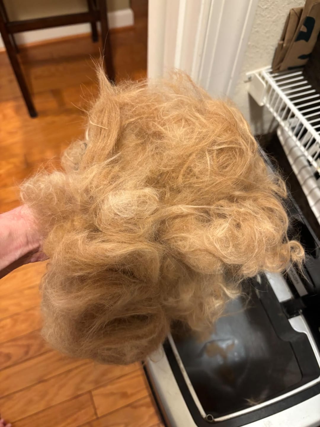 Customer photo review of Calm Grooming at home™.