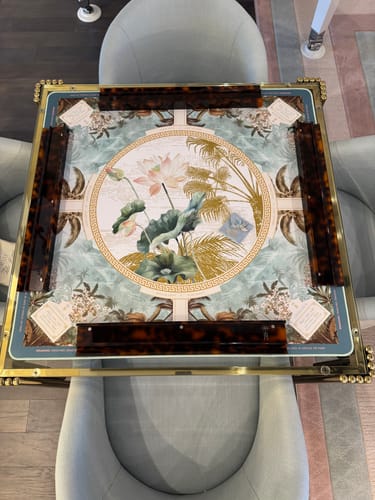 Customer photo review of Tortoiseshell Mahjong Racks