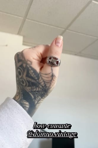 Customer photo review of Shooting Star Ring