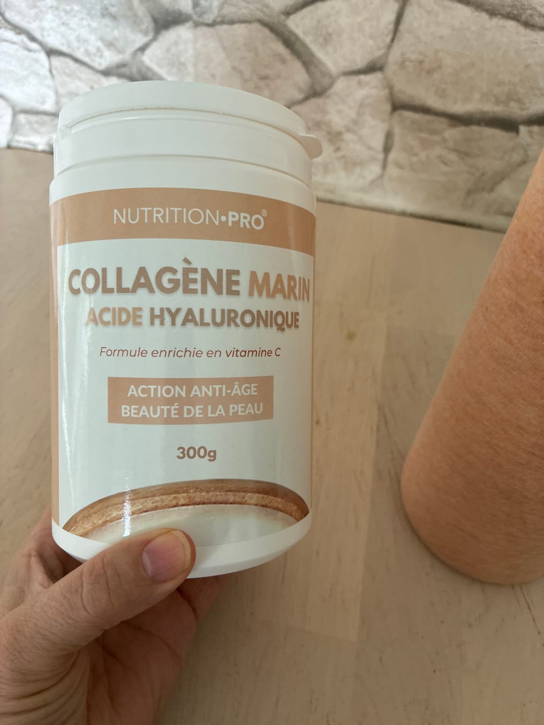 Customer photo review of COLLAGÈNE MARIN NATICOL® / ACIDE HYALURONIQUE (EN POUDRE) - 300G