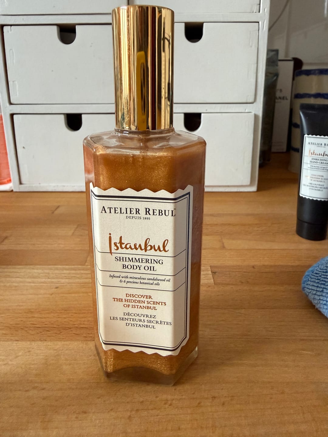 Customer photo review of Istanbul Shimmering Body Oil 125ml