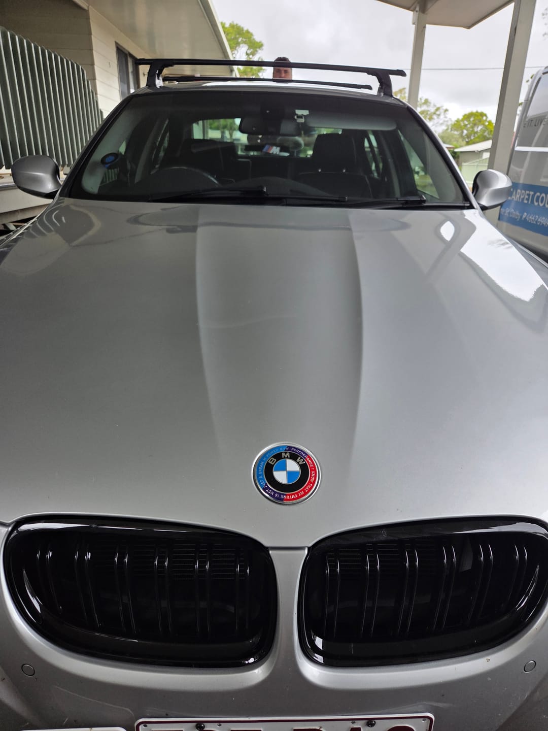 Customer photo review of BMW 50TH EMBLEM BADGE - BLUE & RED