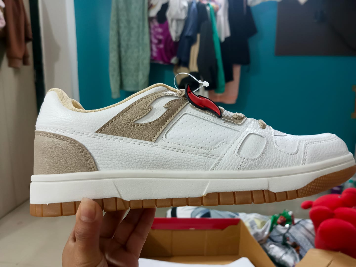 Customer photo review of SPADE Salty Beige