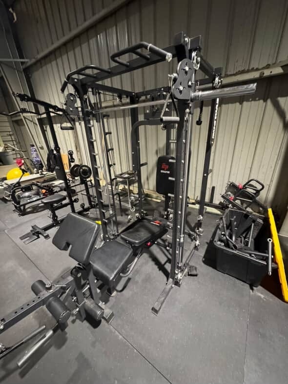 Customer photo review of EVOLPOW M2A Brute All-in-One Smith Machine Home Gym