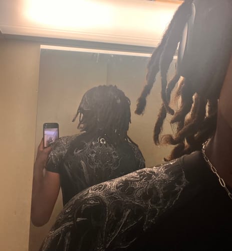 Customer photo review of Void Tech™ Infernal Short sleeve Compression [VOID BLACK]