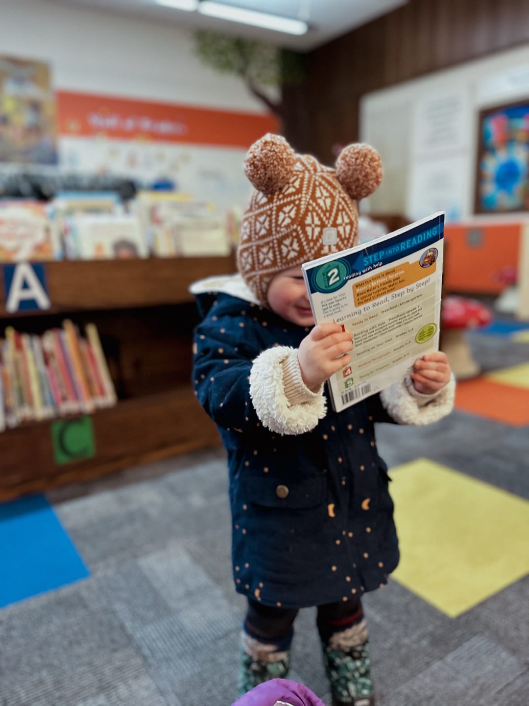 Customer photo review of Dark Night Organic Sherpa Toasty Coat