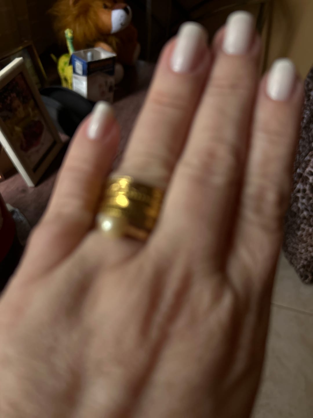 Customer photo review of Anel Royale Ajustável Banhado em Ouro 18k