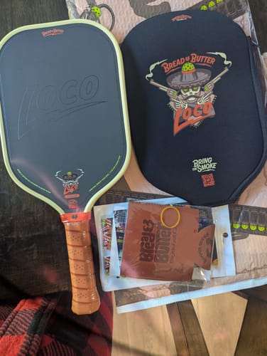 Customer photo review of (PRE-ORDER - SHIPPING BETWEEN 1/26/26 and 1/30/26) The Loco 16mm Pickleball Paddle- Elongated