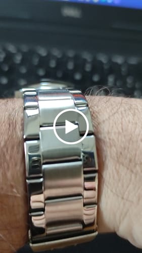 Customer video review of Curren Berna® orologio uomo acciaio
