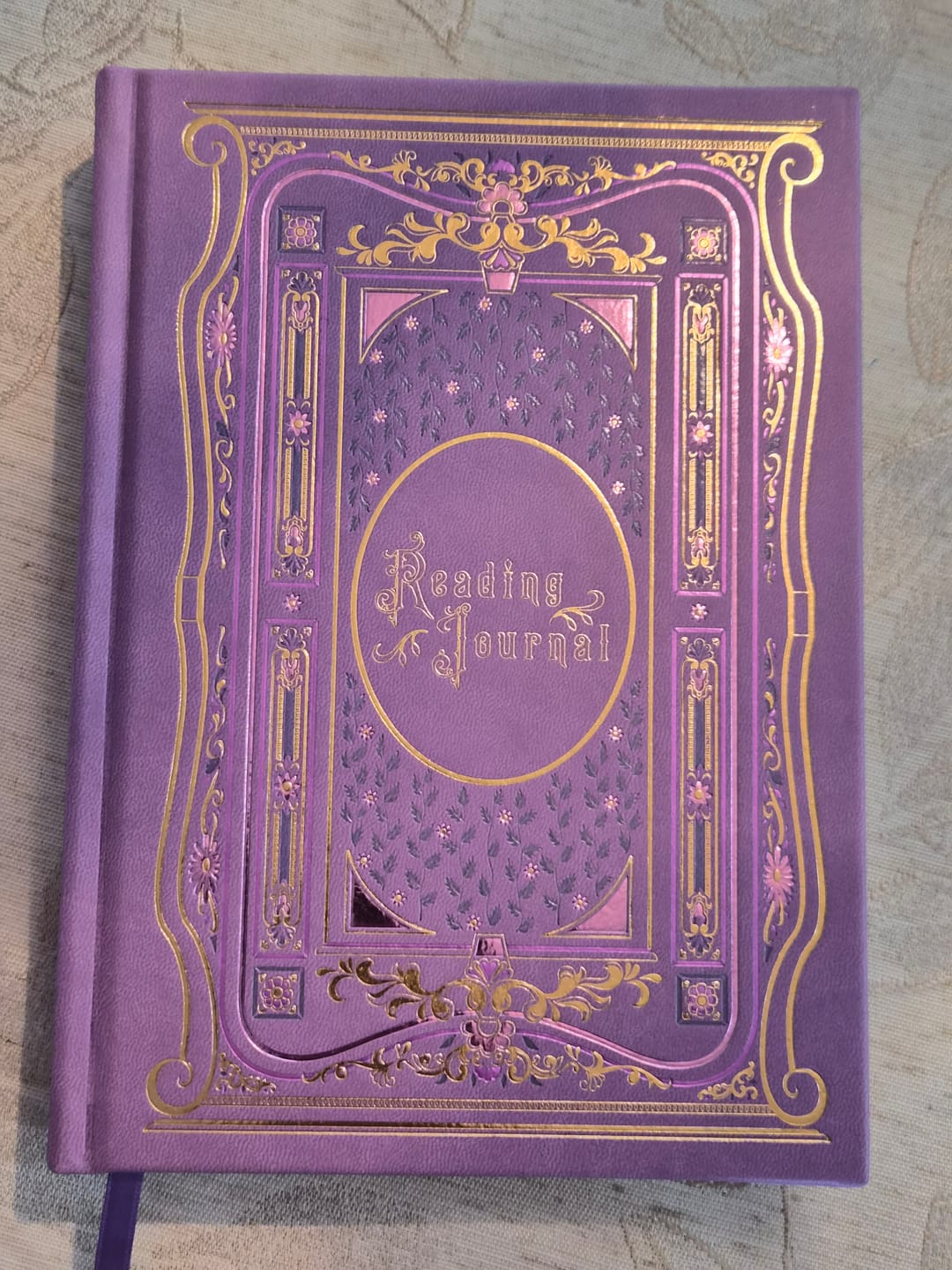 Customer photo review of Reading Journal - Wisteria