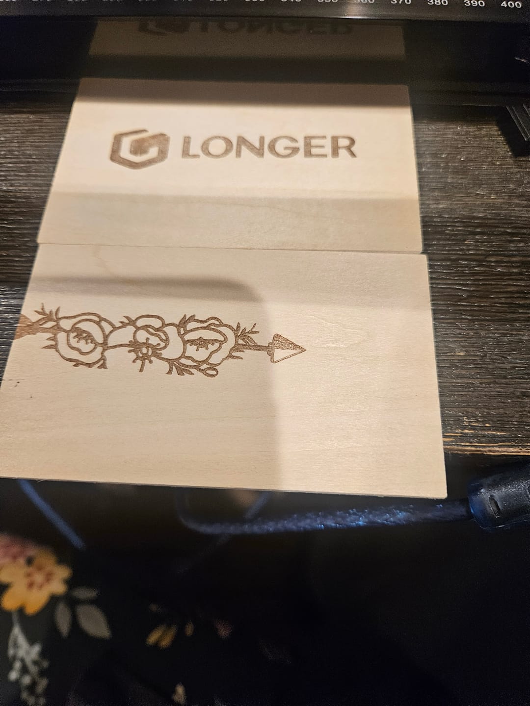 Customer photo review of Longer Ray5 10W/20W Laser Engraver
