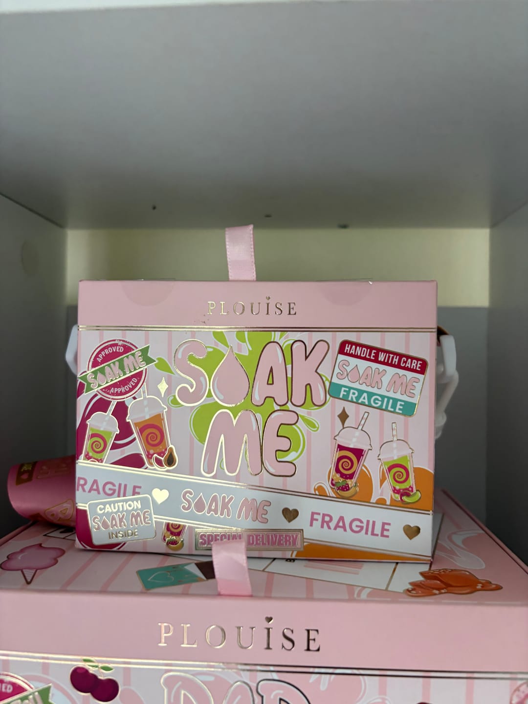 Customer photo review of P.Louise Soak Me Smoothie Lip Oil Bundle
